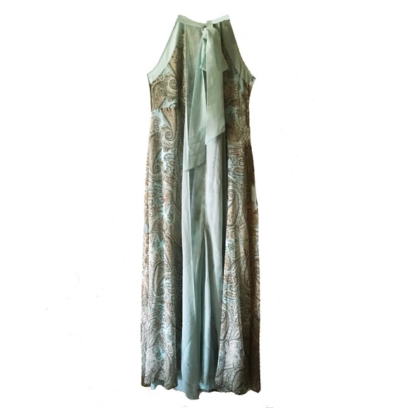 RW & CO. ELEGANT PAISLEY MAXI GOWN SIZE 4 - Picture 1 of 4